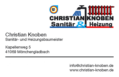 Christian Knoben Sanitär- und Heizungsbaumeister